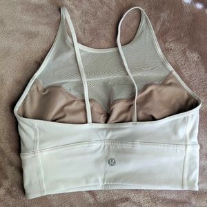 Lululemon White Sports Bra